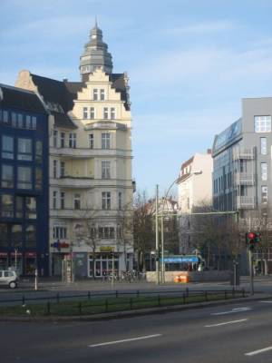 Klicken zum Vergrößern (Richard-Wagner-Platz, Berlin-Charlottenburg, Wochenmarkt, Rathaus Charlottenburg)
