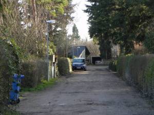 Klicken zum Vergrößern (Andreas Hermes-Siedlung, Berlin-Rudow, Erlenbruch, Rudower Fließ, Mauerweg)