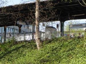  S-Bahnhof Attilastraße, Berlin-Tempelhof, Teltowkanal, Teltowkanalweg, Nord-Süd-Weg
