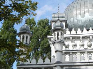Ahmadiyya  Moschee (2014) Brienner Straße, Ahmadiyya  Moschee, Christianskirche der Dänischen Gemeinde