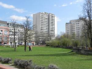  Friedrichstraße, Berlin-Kreuzberg, Haus am Checkpoint Charlie, Theodor-Wolf-Park, Mehringplatz