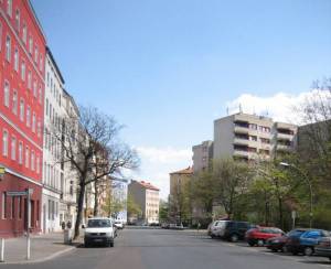 Gerichtstraße 2009 Gerichtstraße, Berlin-Gesundbrunnen, Nettelbeckplatz, ehemaliger Urnenfriedhof Wedding (Soilent Green), Panke