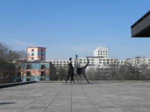 Klicken zum Vergrößern (Hitzigallee, Berlin-Tiergarten, Kulturforum, Staatsbibliothek, Philharmonie, Neue Nationalgalerie, Großer Tiergarten)