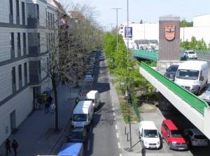 Klicken zum Vergrößern (Schildhornstraße, Berlin-Steglitz, Joachim-Tiburtius-Brücke, Schloßstraße, Bierpinsel, Boulevard-Berlin, Harry-Bresslau-Park)