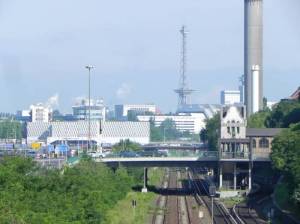 Hohenzollerndammbrücke (2014) Hohenzollerndammbrücke, Berlin-Wilmersdorf, S-Bahnhof Hohenzollerndamm