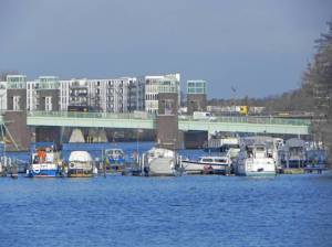 Klicken zum Vergrößern (Spandauer-See-Brücke, Berlin Hakenfelde, Havel, Spandauer See, Liebesinsel)