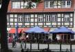 Carl-Schurz-Straße, Straßencafé 2010 Carl-Schurz-Straße, Berlin-Spandau, Altstadt Spandau, Rathaus, Nikolaikirche