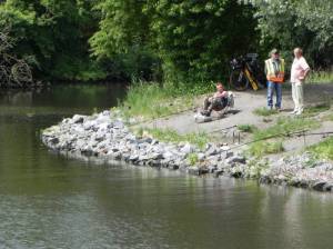 Zehlendorfer Stichkanal, Ecke Teltowkanall (2014) Zehlendorfer Stichkanal, Teltower See, Teltowkanal