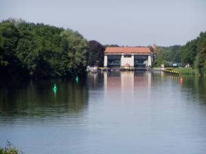 Machnower See mit Schleuse (2009) Teltowkanalweg, Etappe 2, Grüner Hauptweg 17