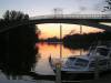 Im Hintergrund das Kraftwerk Klingenberg Abteibrücke, Alt-Treptow