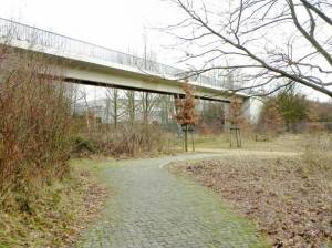 Adolf-Kiepert-Steg (Foto: 2011) Adolf-Kiepert-Steg, Volkspark Mariendorf