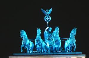 Beim Festival of Lights 2010 Quadriga, Brandenburger Tor