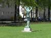 Bronze von Georg Kolbe (2011) Ceciliengärten, Berlin-Friedenau, Georg Kolbe, Fontäne, Liegewiese