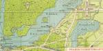 Ausschnitt aus dem Pharus-Plan von 1919 Berliner Schweiz, Gosen, Zwiebusch