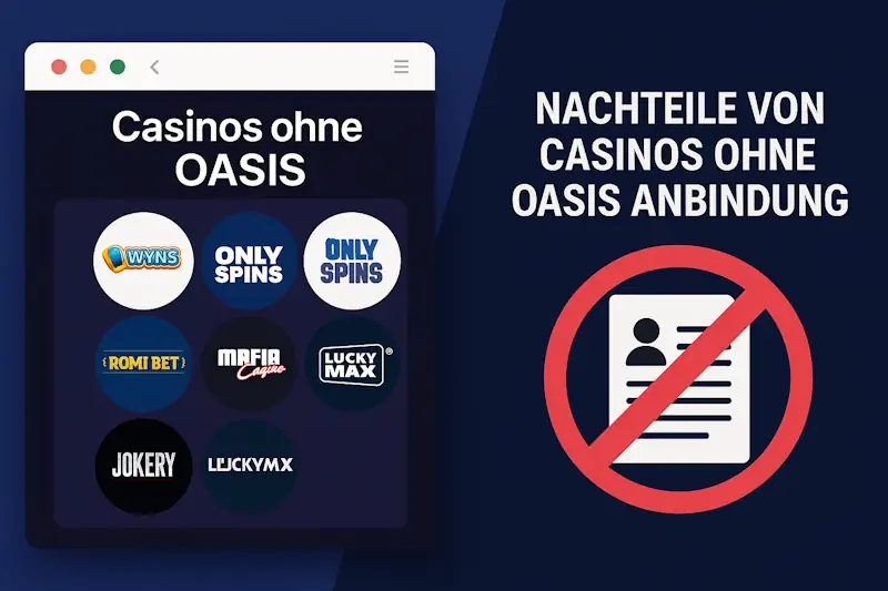 Nachteile von Casinos ohne OASIS-Anbindung